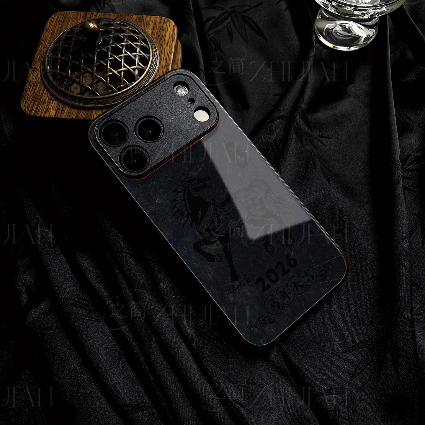 苹果17promax马年大吉W玻璃手机壳马年新年祝福有钱适用苹果华为NOVA15proFINDX8至尊VIVOY500OPPOK13TURBOPR,3C数码配件,手机保护套/壳,淘宝优惠券,粉丝福利购,淘宝优惠卷