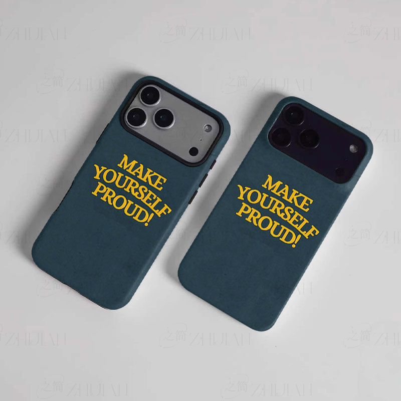励志英文磨砂磁吸手机壳大孔亮面硬壳适用苹果iphone18promax华为PURAXVIEWOPPORENO12PROOPPOFINDX5PRO