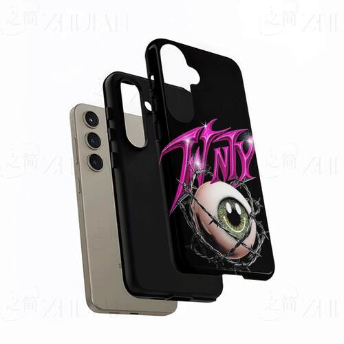 刺网笑脸眼球磨砂磁吸手机壳大孔亮面硬壳适用苹果iphone18promax华为PURAXVIEWPLus16/15/14IQOOZ10TURBO