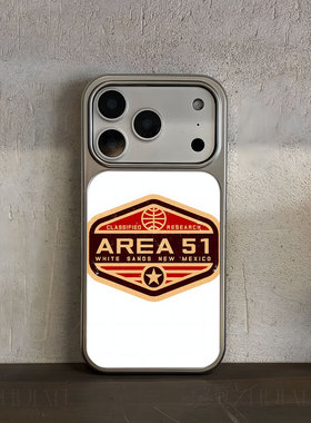 51区徽章手机壳大孔电镀黑框碳纤纹二合一磁吸适用苹果17promax华为PURA70PROPLUS小米17PROMAX小米15PRO