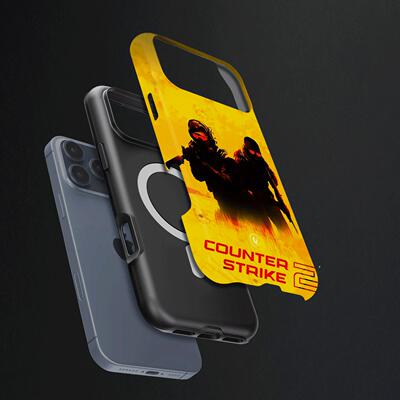 CS2游戏硬壳磨砂磁吸手机壳适用苹果iphone17promax华为VIVOX200至尊mate80pro三星S25PLUSP80ULTRA