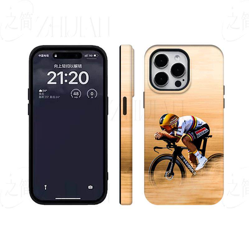 闪电公路车手磨砂磁吸手机壳大孔亮面硬壳适用苹果iphone18promax华为PURAXVIEW荣耀60PRO华为MATE80PROMAX