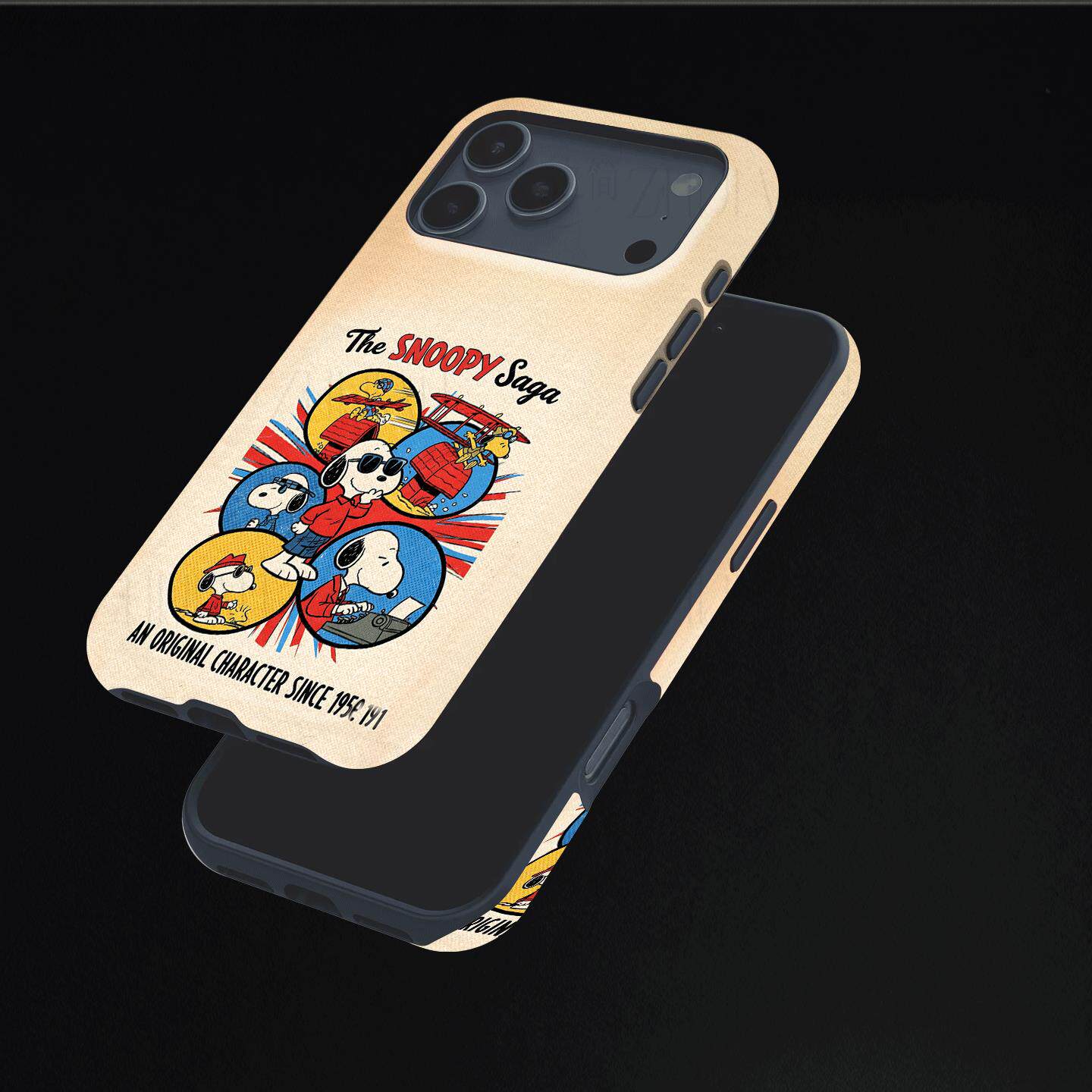 史努比多造型硬壳磨砂磁吸手机壳适用苹果iphone17promax华为P70PRO小米14pro荣耀MAGIC7PRO三星S25ULTRA