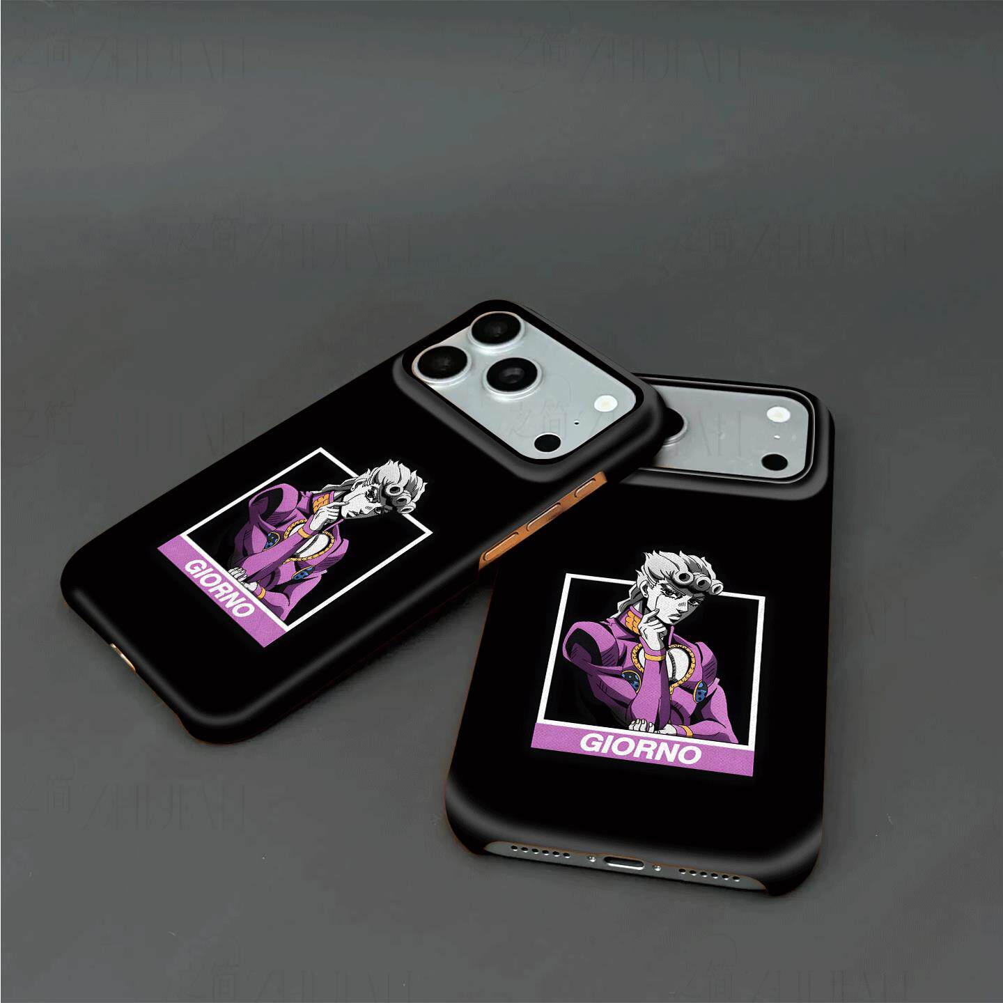 JOJO乔鲁诺硬壳磨砂磁吸手机壳适用苹果iphone17promax华为P70PRO小米15PROVIVOX200PROMINImate80pro
