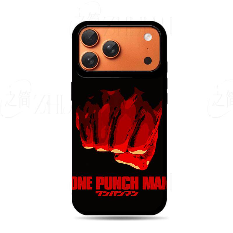 一拳超人磨砂磁吸手机壳大孔亮面硬壳适用苹果iphone18promax华为PURAXVIEWVIVOS19PROVIVOX300S