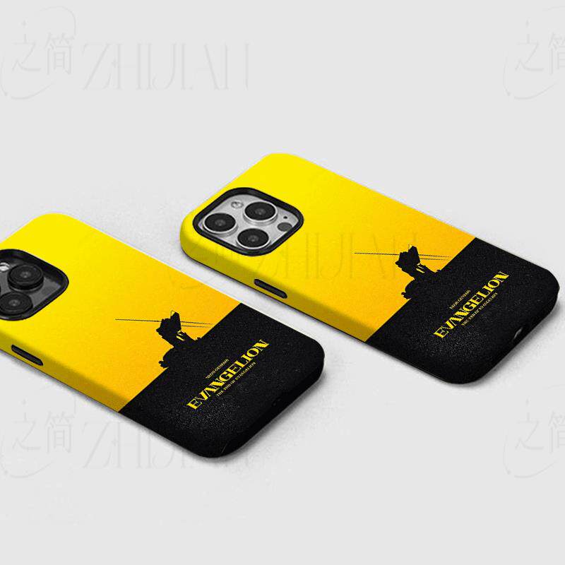 EVA机甲磨砂磁吸手机壳大孔亮面硬壳适用苹果iphone18promax华为PURAXVIEW小米CIVI3小米13PRO