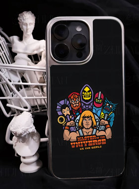 希曼与众反派手机壳大孔电镀黑框碳纤纹二合一磁吸适用苹果17promax华为PURA80PROPLUS小米14PROP60PRO