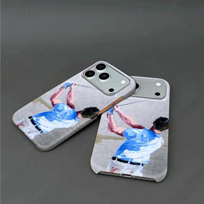 高尔夫挥杆画硬壳磨砂磁吸手机壳适用苹果iphone17promax华为三星S25ULTRAP80PRO小米15PROP80ULTRA