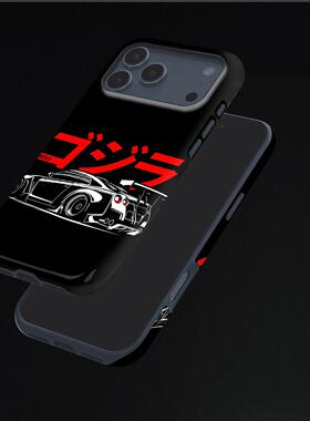 战神GTR哥斯拉硬壳磨砂磁吸手机壳适用苹果iphone17promax华为MATE60PRO荣耀MAGIC7PROFINDX8至尊OPPOFINDX9P