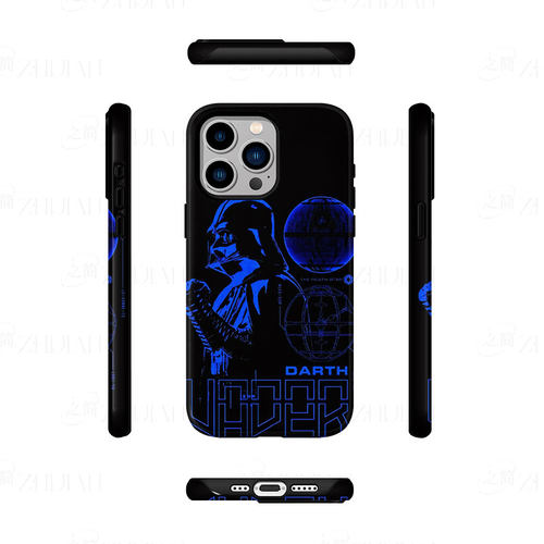 达斯维达死星磨砂磁吸手机壳大孔亮面硬壳适用苹果iphone18promax华为PURAXVIEWPROMAX12/13/ 红米NOTE12PROP