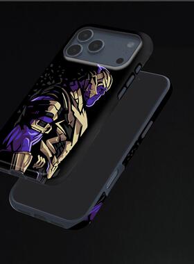 漫威灭霸硬壳磨砂磁吸手机壳适用苹果iphone17promax华为mate80pro小米14pro小米15PROMATE60PRO