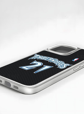 森林狼21号手机壳大孔电镀黑框碳纤纹二合一磁吸适用苹果17promax华为小米14PROPURA70ULTRAPURA70PROPLUS