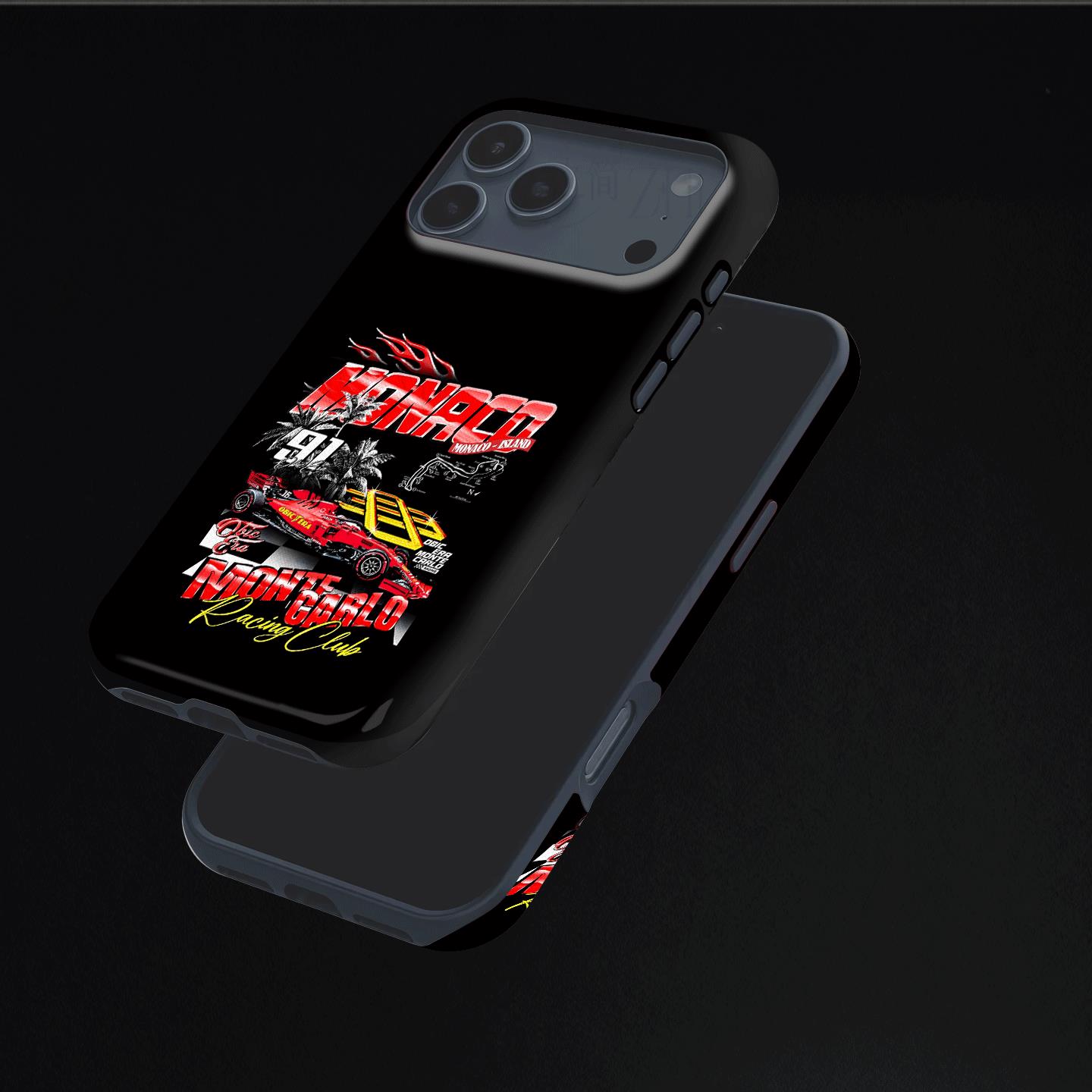 蒙特卡洛赛车硬壳磨砂磁吸手机壳适用苹果iphone17promax华为荣耀MAGIC7PROMATE70PRO+VIVOX200PROMINIMATE80
