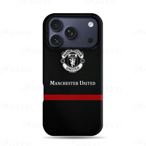 曼联队徽磨砂磁吸手机壳大孔亮面硬壳适用苹果iphone18promax华为PURAXVIEW1加13T1加ACE5至尊版