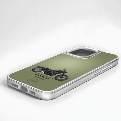 本田CMX500手机壳大孔电镀黑框碳纤纹二合一磁吸适用苹果17promax华为PURA80PROPLUS小米17PROMAXPURA80ULTRA