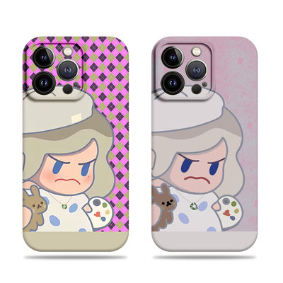 苹果17promax怒宝萌宠菲林情侣手机壳适用苹果华为P60ARTIQOOZ8XVIVOY200INOVA12PROVIVOS20PRO