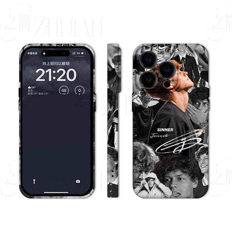 辛纳耐克拼贴磨砂磁吸手机壳大孔亮面硬壳适用苹果iphone18promax华为PURAXVIEW红米NOTE12TURBOIQOONEO7