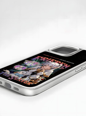 芙莉莲多形象手机壳大孔电镀黑框碳纤纹二合一磁吸适用苹果17promax华为MATE60PROPLUSPURA70PROPLUSPURA70UL