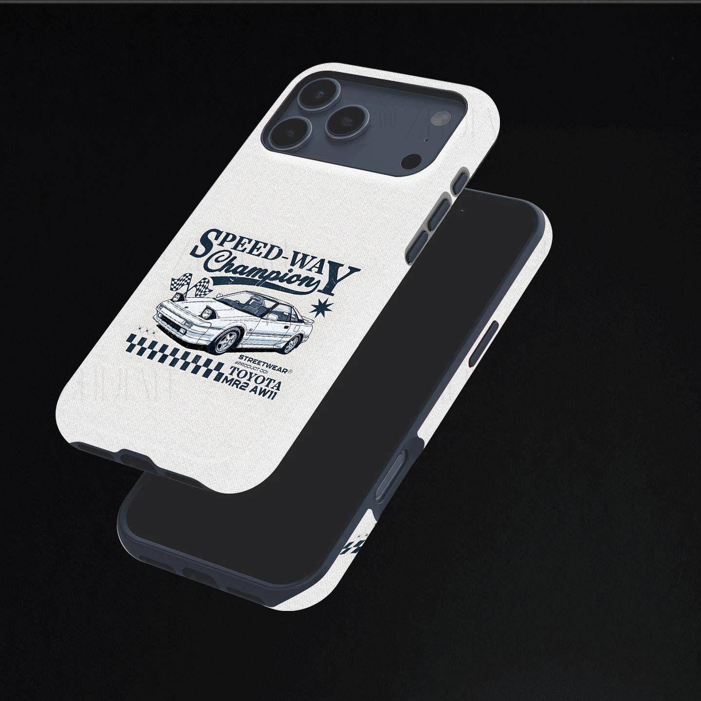 丰田MR2赛车硬壳磨砂磁吸手机壳适用苹果iphone17promax华为VIVOX300PROVIVOX200SP70PRO小米17PROMAX