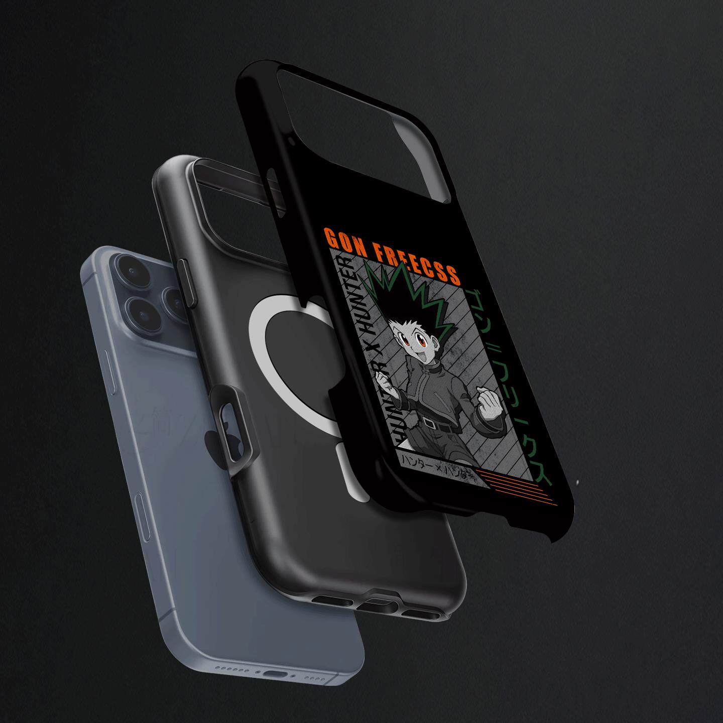 全职猎人小杰硬壳磨砂磁吸手机壳适用苹果iphone17promax华为小米15PROVIVOX200S三星S25ULTRAP80ULTRA