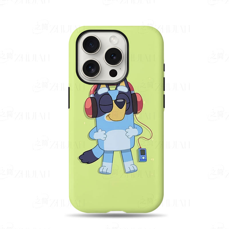 布鲁伊听音乐磨砂磁吸手机壳大孔亮面硬壳适用苹果iphone18promax华为PURAXVIEWVIVOX300PRO1加ACE2V