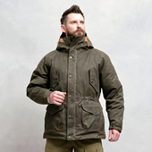 蓬松度 夹克男重磅鹅绒服850 西里布复古经典 油蜡布羽绒服户外猎装
