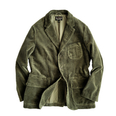 阿美咔叽秋冬新品 西里布全棉灯芯绒美式 复古休闲西服外套男 非rrl