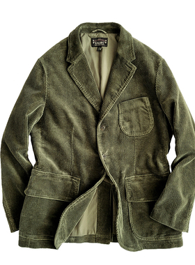 西里布全棉灯芯绒美式复古休闲西服外套男 阿美咔叽秋冬新品非rrl