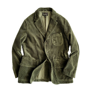 非rrl 阿美咔叽秋冬新品 西里布全棉灯芯绒美式 复古休闲西服外套男