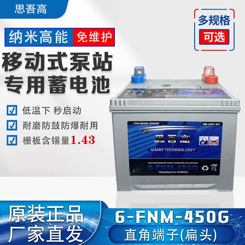 12V免维护蓄电池思吾高6-FNM450G