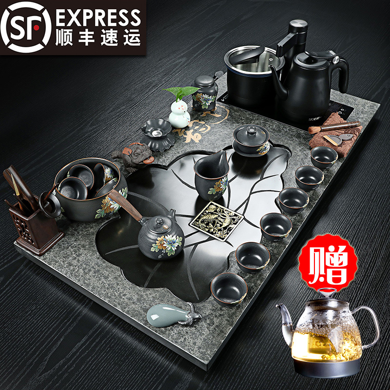 整套高档功夫茶具全自动一体套装