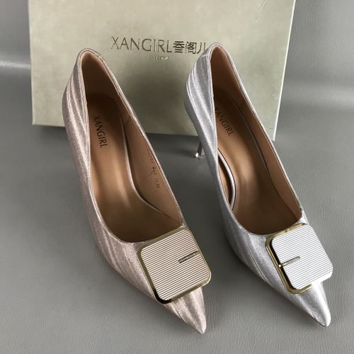 XANGIRL/香阁儿正品女鞋断码捡漏春夏洋气百搭浅口单鞋时尚高跟鞋