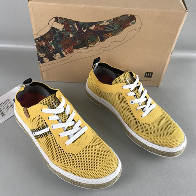 uin男鞋旅行鞋春夏季镂空透气轻便休闲鞋系带百搭时尚手工单鞋