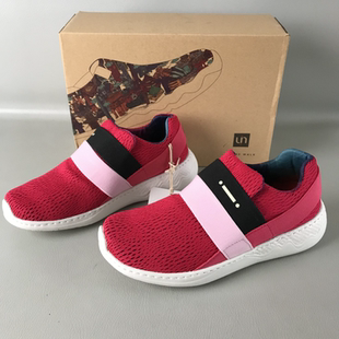 uin女鞋旅行夏季布鞋百搭休闲鞋女一脚蹬懒人鞋轻便透气不闷脚