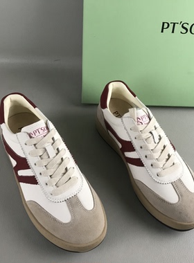 38.39码PT'SON百田森女鞋撤柜捡漏春系带轻便休闲板鞋学生德训鞋