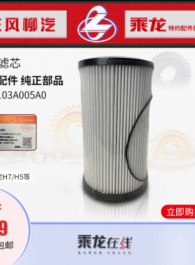 原厂纯正配件乘龙H7/H5节油宝燃油滤芯粗滤器预滤器1105103A005A0