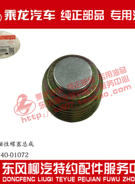 原厂纯正件乘龙FS160/485桥放油螺栓M20内六角磁性JY24R240-01072