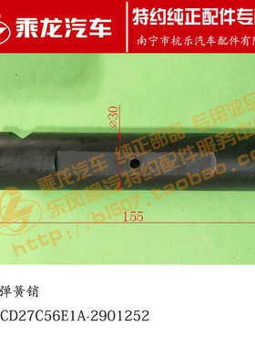 原厂乘龙H7H5前钢板固定端弹簧销1M5CD27C56E1A-2901252