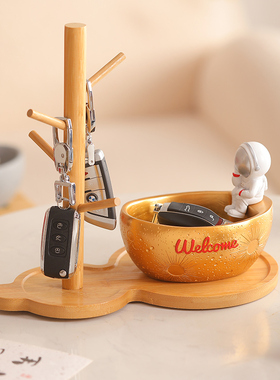 沃高树脂收纳中式桌面摆件实用