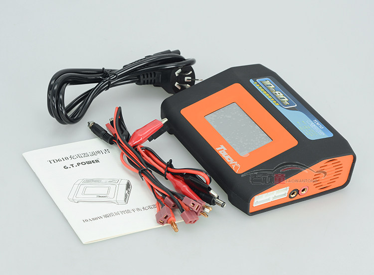 GT POWER TD610 터치 스크린 중국어 고속 충전 균형 충전 다기능 리튬 배터리 충전기 10A|80W