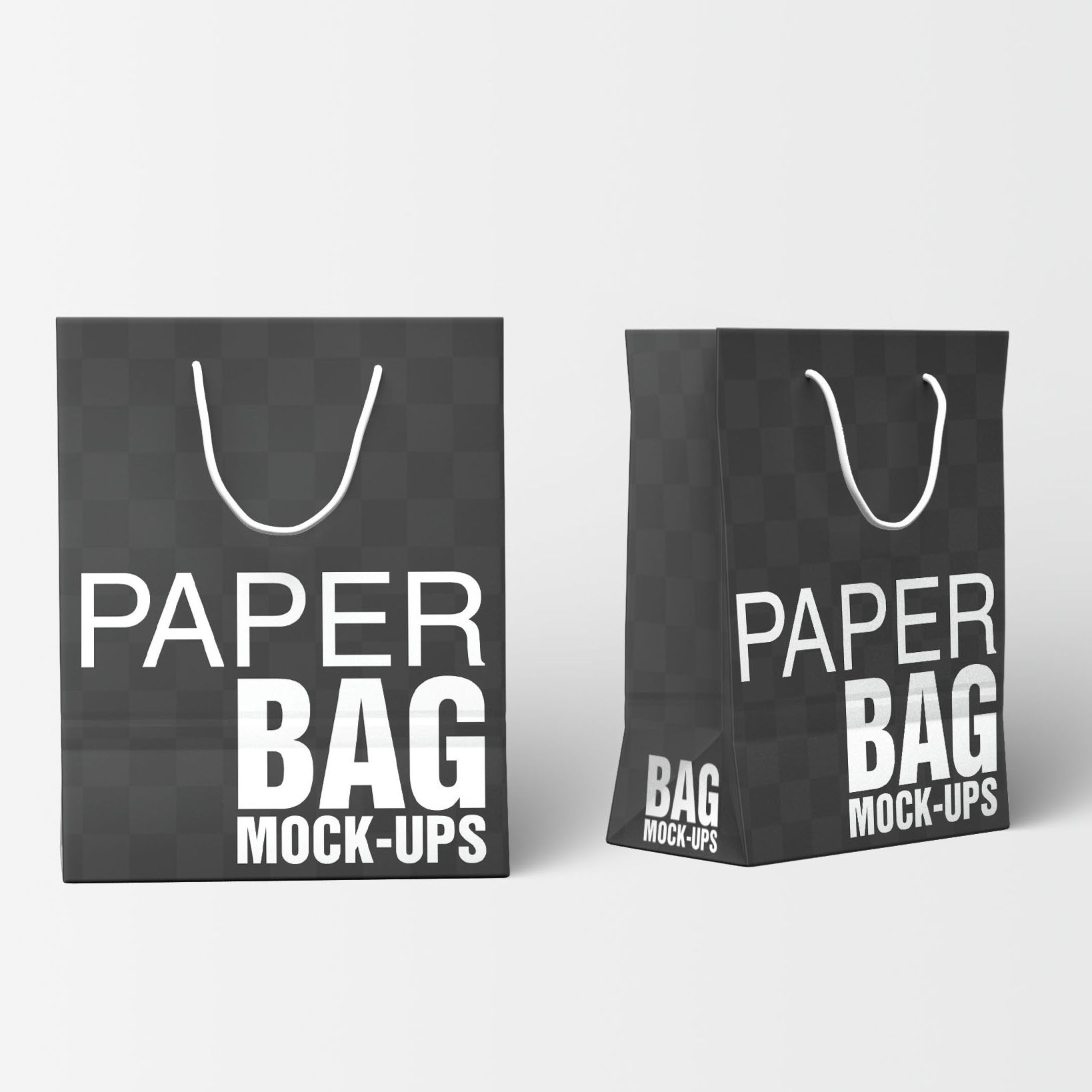 尼烁工作室 纸袋手提袋外卖袋黑色设计包装定制时尚高档印刷