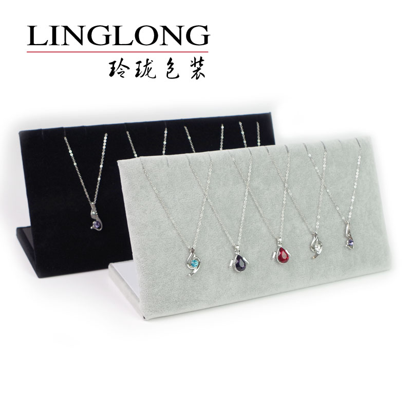 岸非冰花絨耳環(huán)展示架 項鏈吊墜展示板首飾架陳列架飾品架