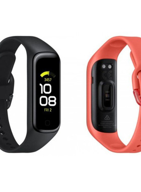 适用三星galaxy fit2硅胶表带三星R220亲肤透气双色彩色替换表带