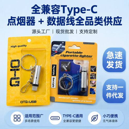 type手机迷你点烟器全兼容电子