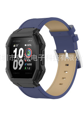 适用于华米Amazfit Ares A1908阿瑞斯战神手表头层皮真皮手表带