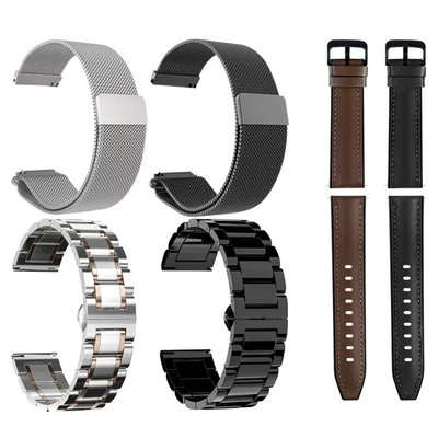 适用华米Amazfit Active2手表表带跃我A2437运动真皮尼龙腕带20mm