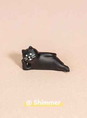 创意可爱猫咪卡通树脂桌面摆件
