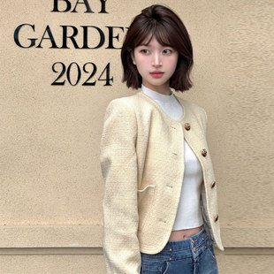 上衣 小个子高级感气质名媛短款 茉茉西里小香风外套女2025春季 新款