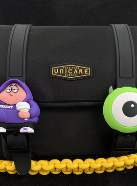 山姆邮差包DIY配饰公仔娃娃  UNICARE斜挎包装饰卡通娃娃头