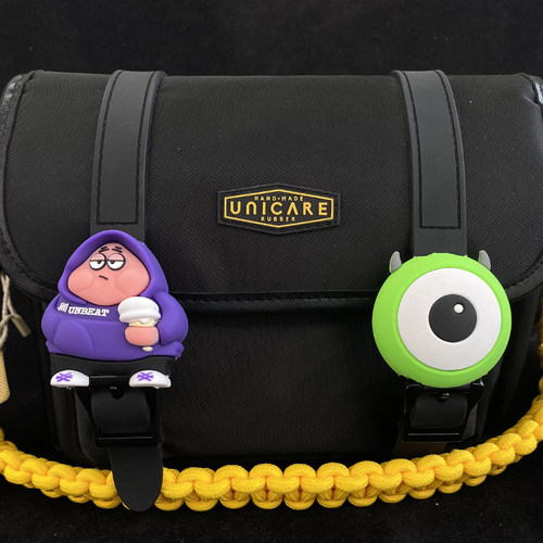 山姆邮差包DIY配饰公仔娃娃  UNICARE斜挎包装饰卡通娃娃头